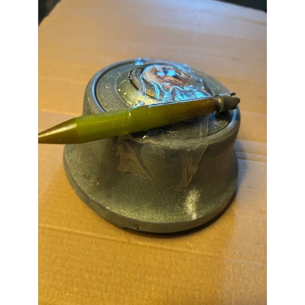 This vintage Victorian powder/music box is a rare and charming collectible piece